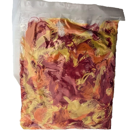 Feather Boa 2 Yard 60g Costume Dress Up Yellow/Orange/Red Fall Colors New - Picture 2 of 3